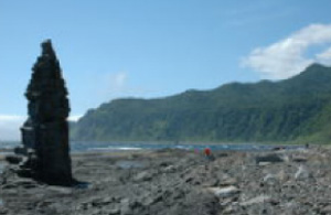 Akaiwa district seen from Rosoku Iwa (candle rock)